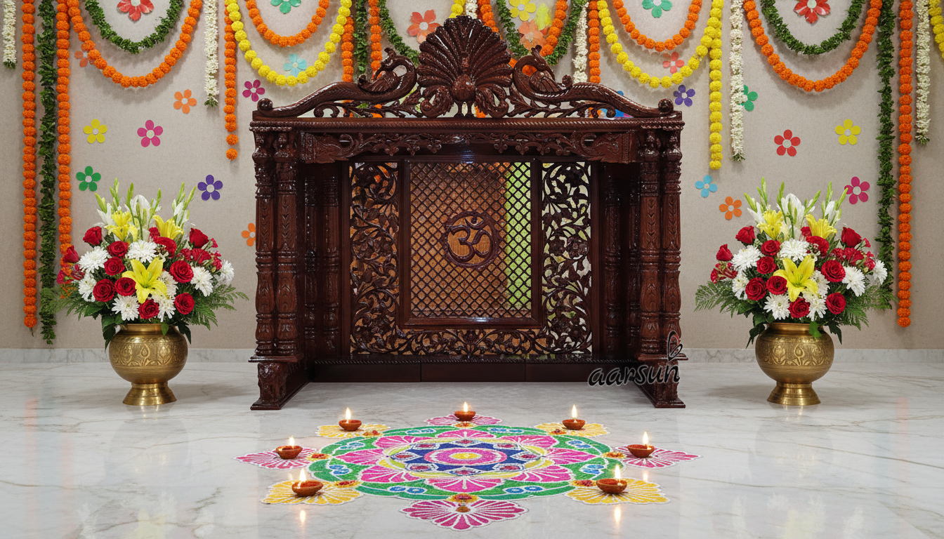 Eye-Catching Handmade Temple Designs